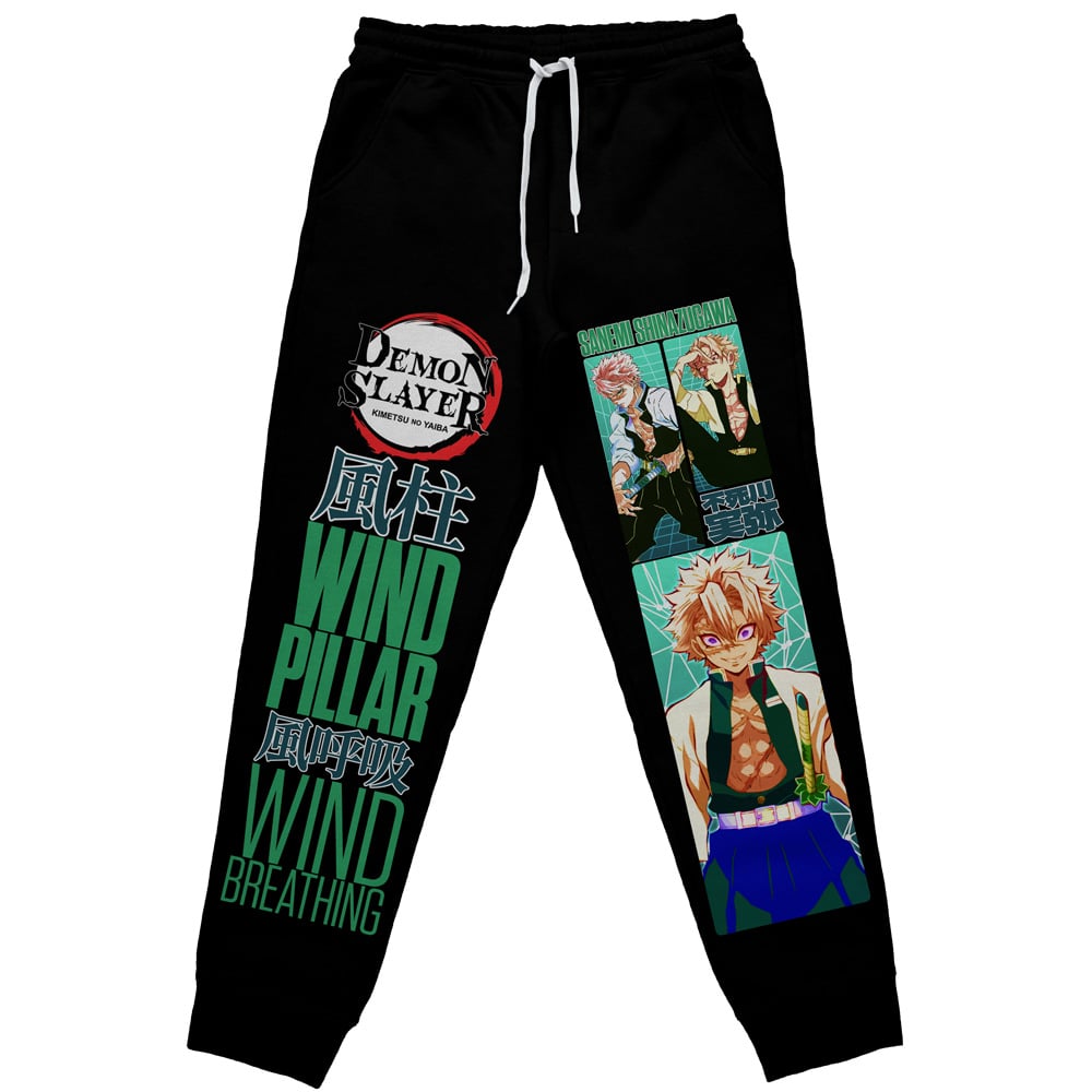 Sanemi Shinazugawa V2 Demon Slayer" Streetwear Sweatpants