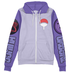 Uchiha Sasuke Shippuden Streetwear Zip Hoodie Jacket