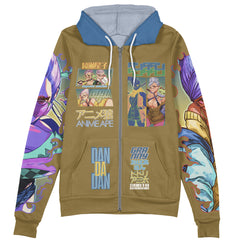 Ayase Seiko Dandadan Streetwear Zip Hoodie Jacket