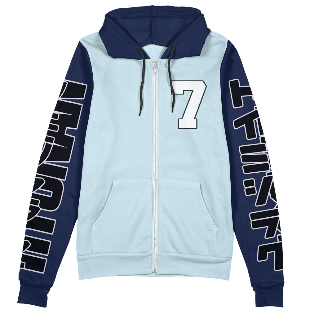 Akira Sendoh Slam Dunk Streetwear Zip Hoodie Jacket