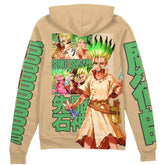 Senku Ishigami Dr. Stone" Streetwear Zip Hoodie Jacket