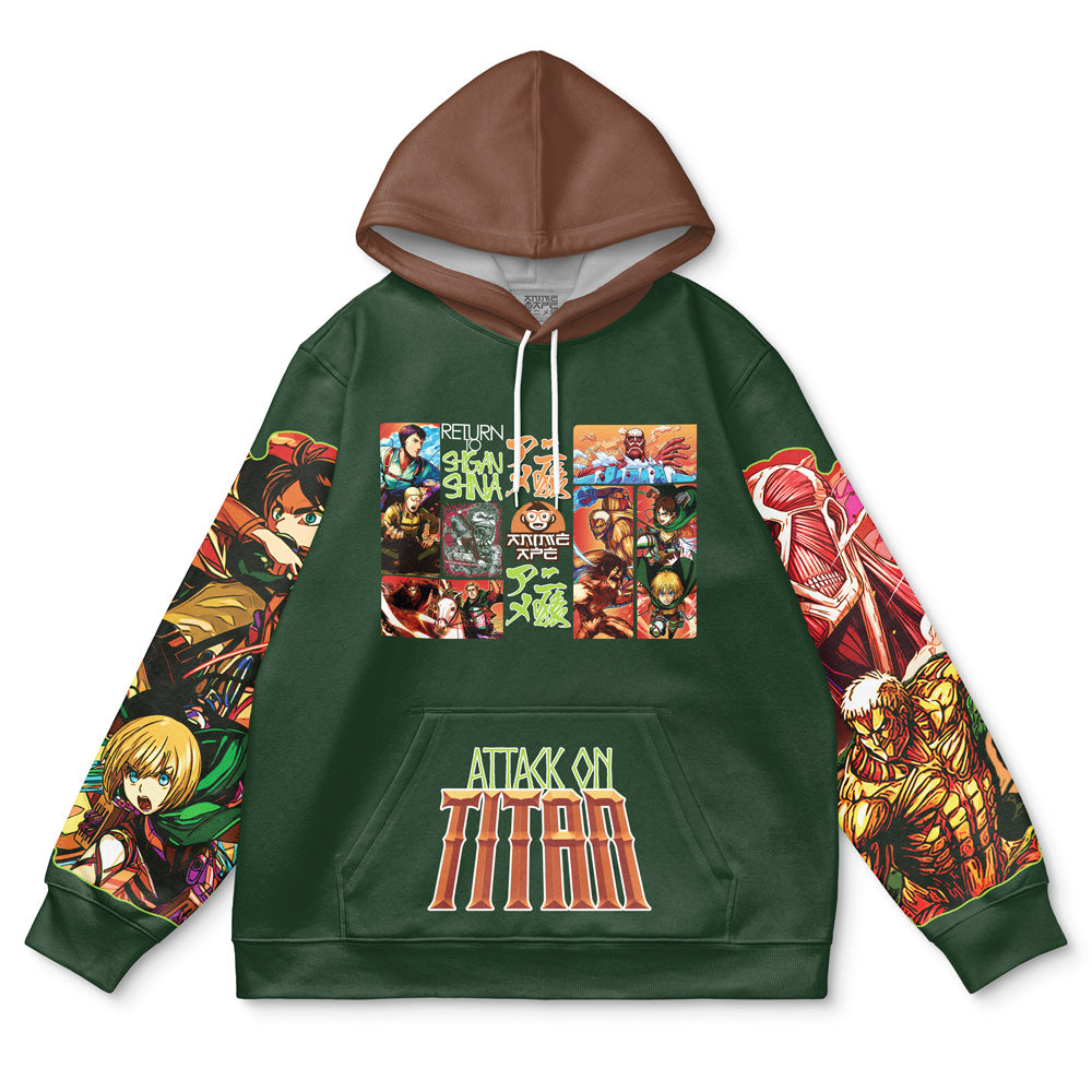 Return to Shiganshina Attack on Titan Streetwear Hoodie