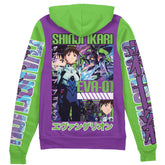 Shinji Ikari x Eva 01 Neon Genesis Evangelion" Streetwear Zip Hoodie Jacket