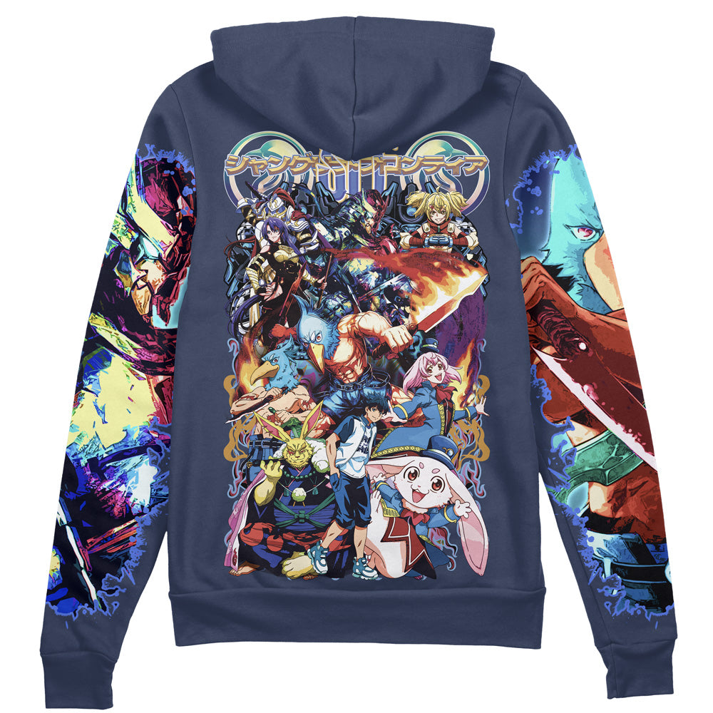 Shangri-La Frontier Streetwear Zip Hoodie Jacket