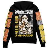 Slug Girl Junji Ito Collection" Streetwear Zip Hoodie Jacket