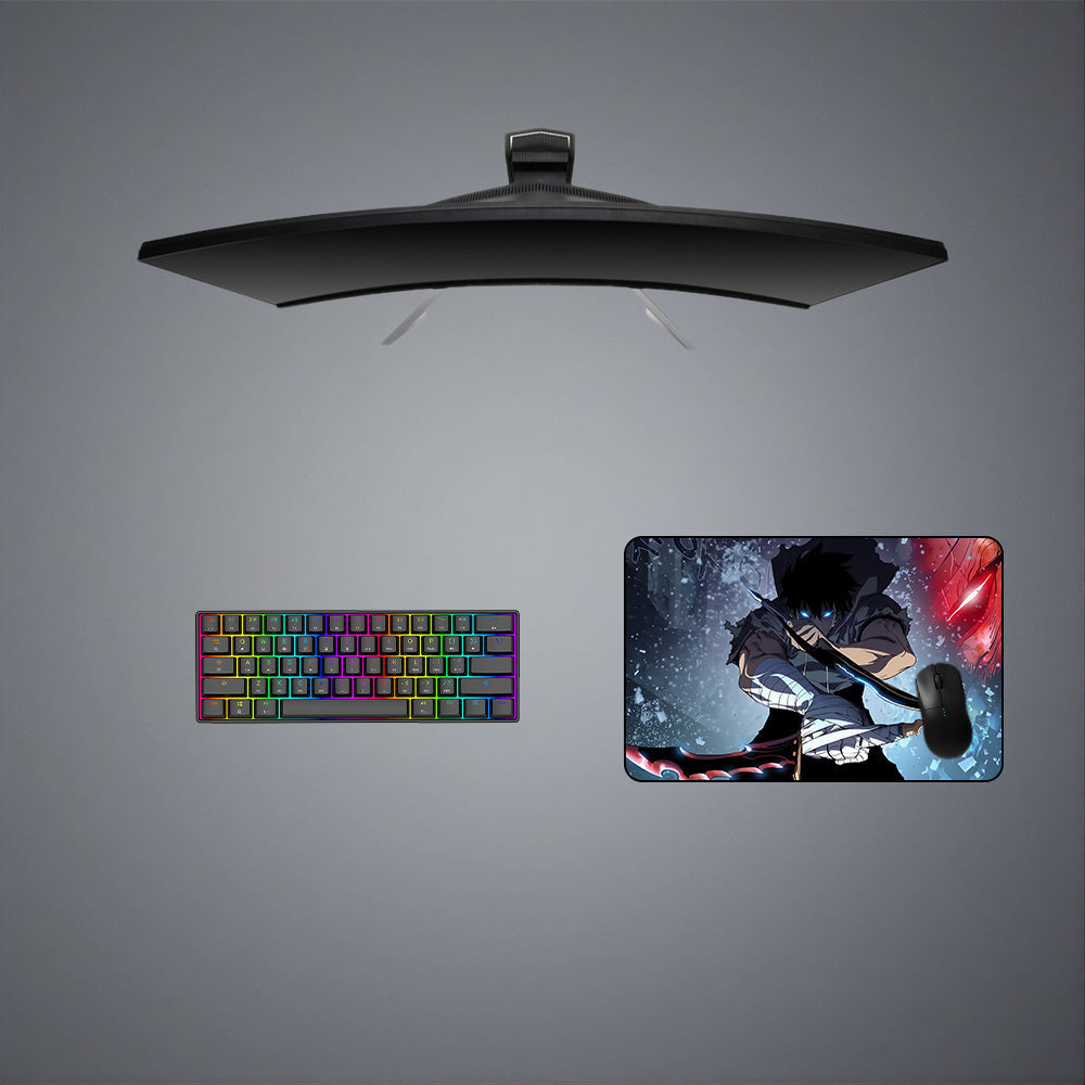 Sung Jin Woo Dagger Design M-XXL Size Gaming Mouse Pad, Computer Desk Mat
