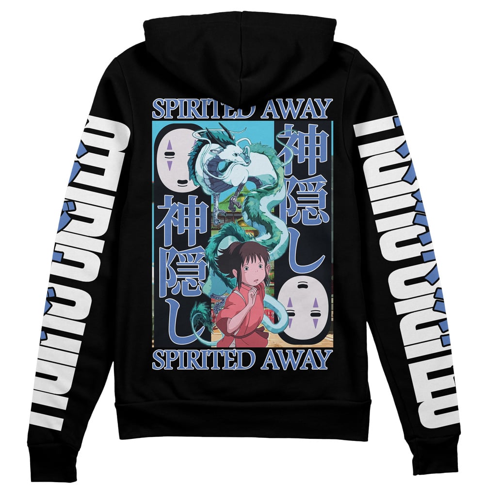 Spirited Away Studio Ghibli" Streetwear Zip Hoodie Jacket