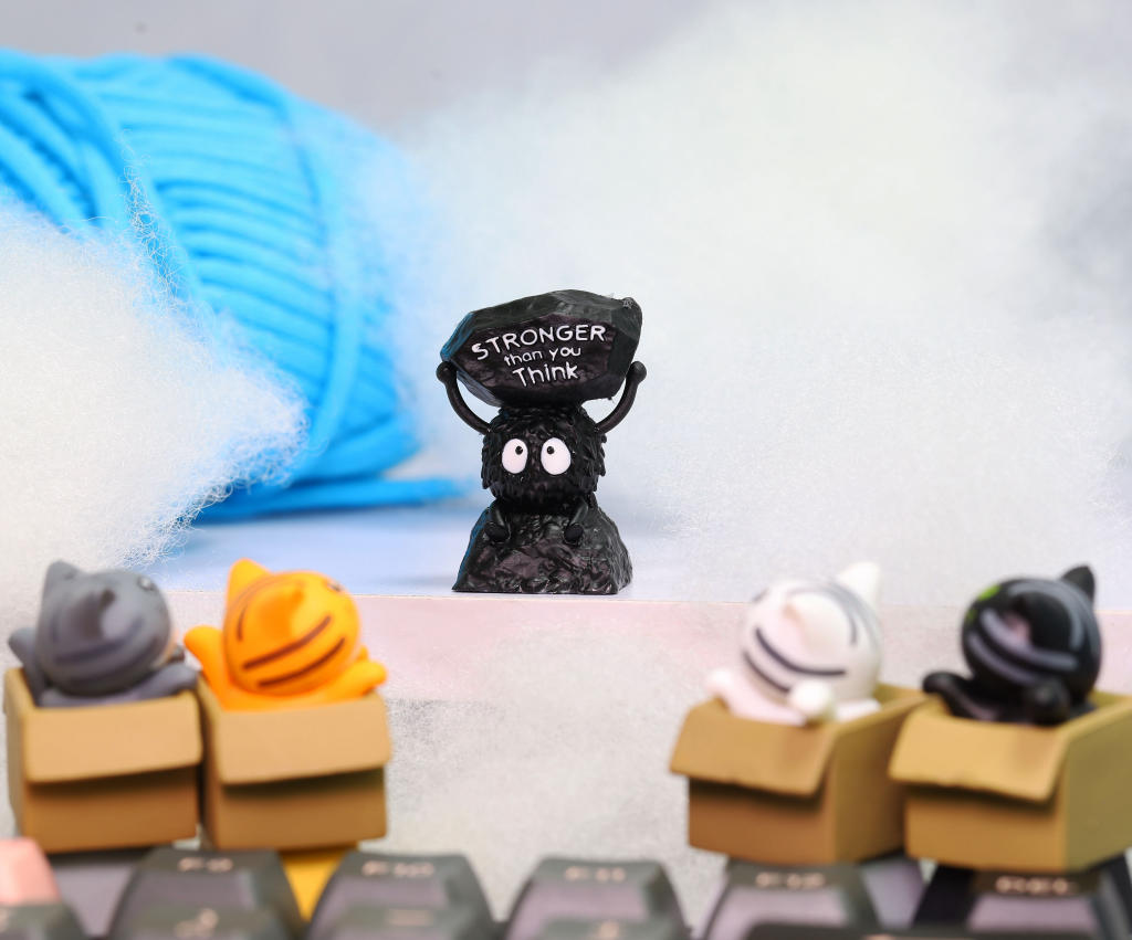 Susuwatari Soot Spirit artisan keycap - Hirosart