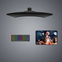 Sword Art Online Moon Design M-XXL Size Gaming Mouse Pad, Computer Desk Mat