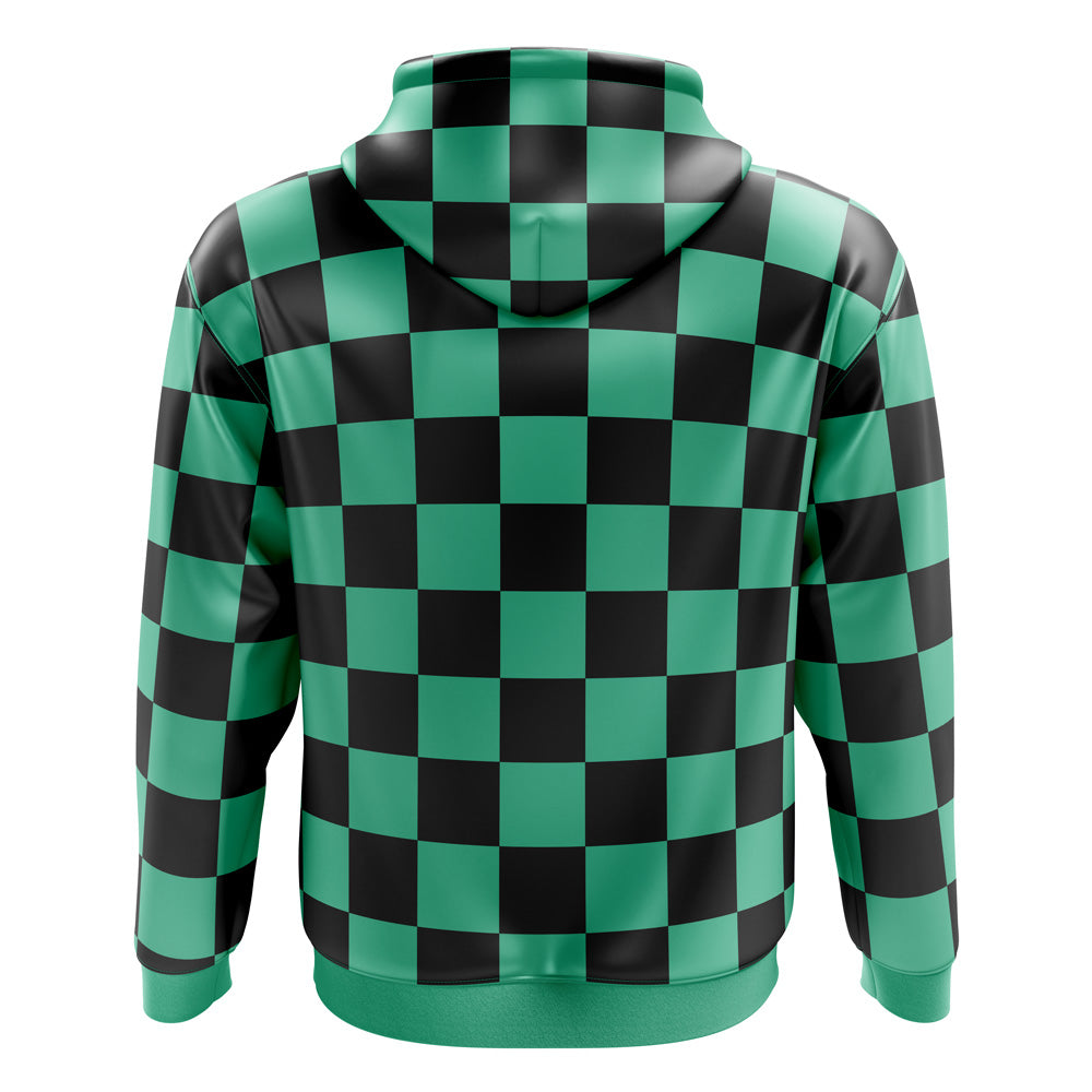 Tanjiro Kamado Demon Slayer Zip Hoodie Jacket