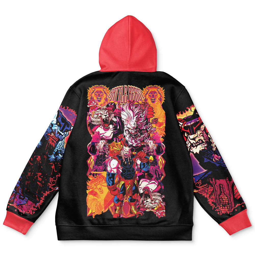 Battle Beast Thokk Invincible Streetwear Hoodie