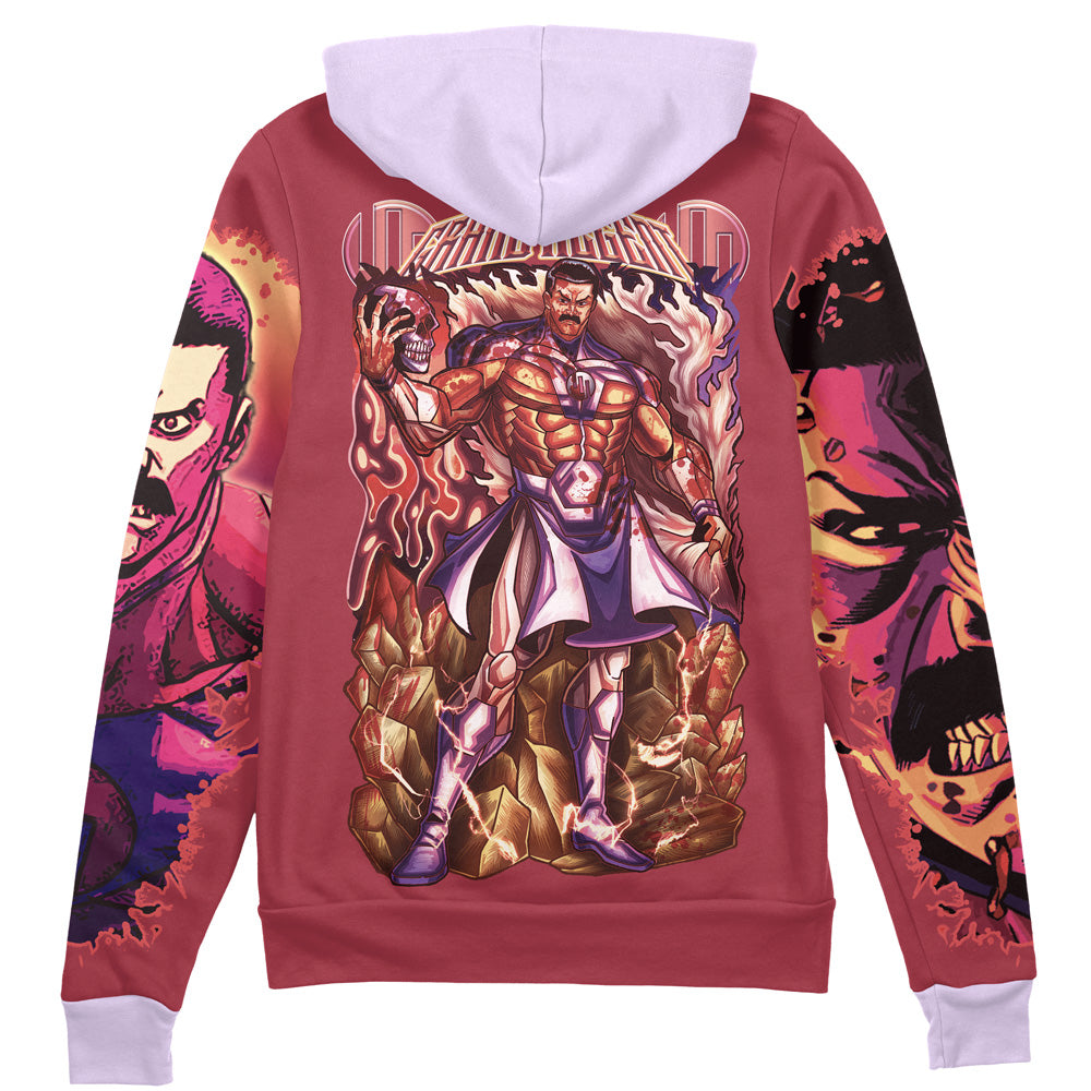 Thragg Invincible Streetwear Zip Hoodie Jacket