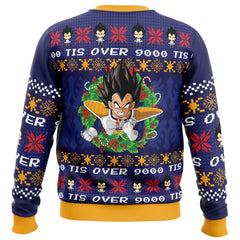 It's Over 9000 Dragon Ball Z Ugly Christmas Sweater