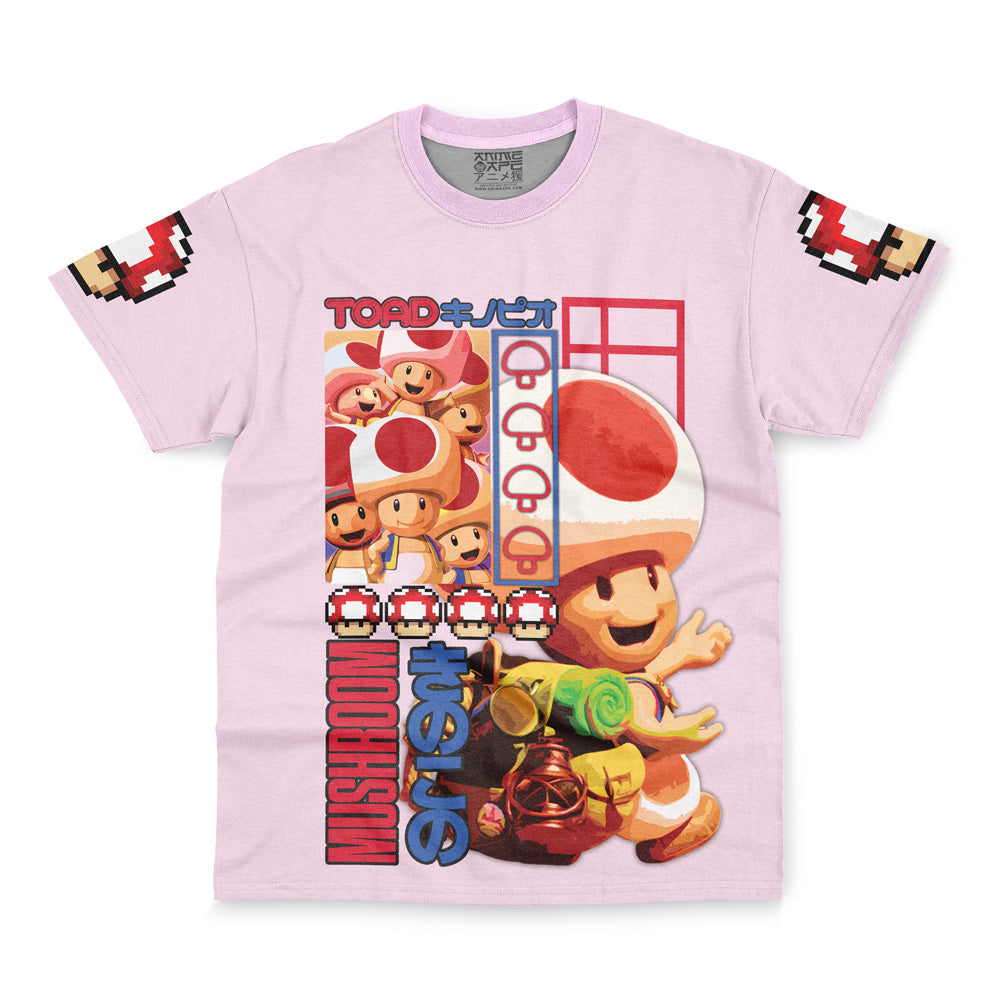 Toad Mario Bros Streetwear T-Shirt