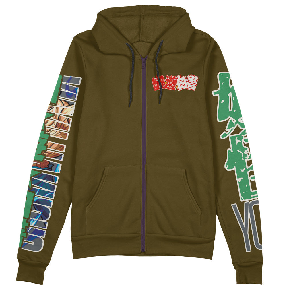 Younger Toguro Yuyu Hakusho Streetwear Zip Hoodie Jacket