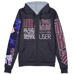 Fushiguro Toji Jujutsu Kaisen Streetwear Zip Hoodie Jacket