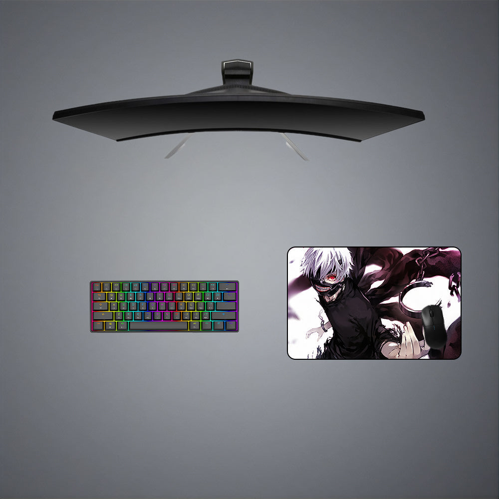 Tokyo Ghoul Chains Off Design M-XXL Size Gaming Mouse Pad, Computer Desk Mat