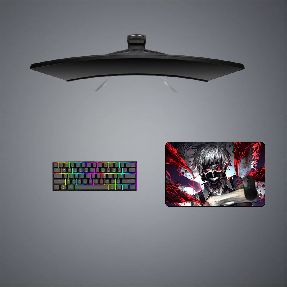 Tokyo Ghoul Ken Tendrils Design M-XXL Size Gaming Mouse Pad, Computer Desk Mat