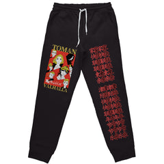 Toman x Valhalla Tokyo Revengers" Streetwear Sweatpants