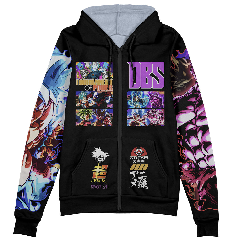 Tournament of Power Dragon Ball Z Streetwear Zip Hoodie Jacket