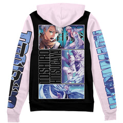 Toshiro Hitsugaya TYBWA Bleach Streetwear Zip Hoodie Jacket
