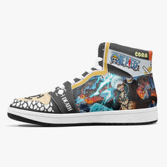 Trafalgar D. Law Dressrosa One Piece Mid 1 Basketball Shoes