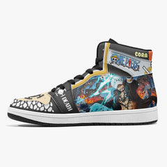 Trafalgar D. Law Dressrosa One Piece Mid 1 Basketball Shoes