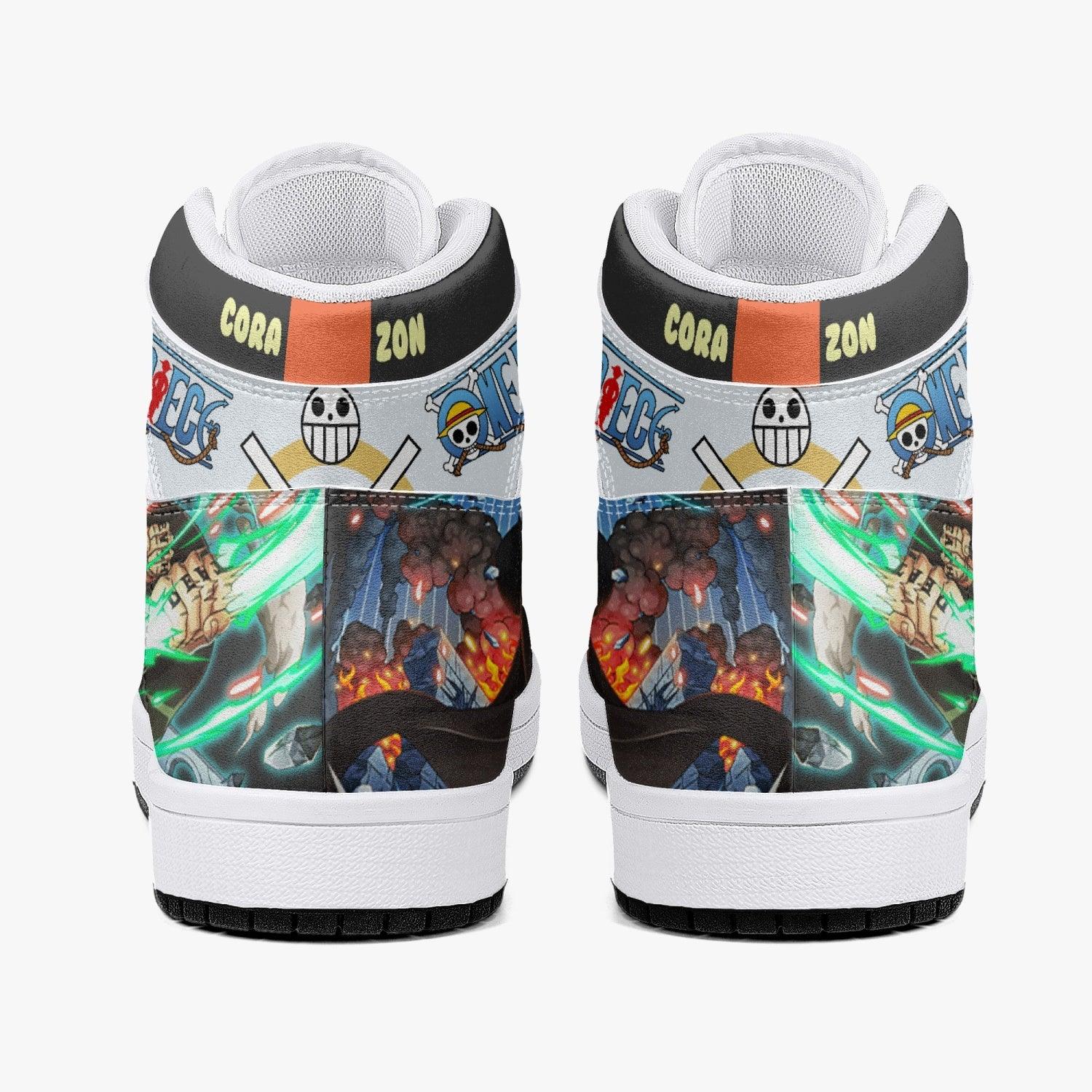 Trafalgar D. Law Dressrosa One Piece Mid 1 Basketball Shoes