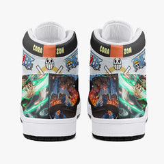 Trafalgar D. Law Dressrosa One Piece Mid 1 Basketball Shoes