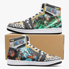 Trafalgar D. Law Dressrosa One Piece Mid 1 Basketball Shoes