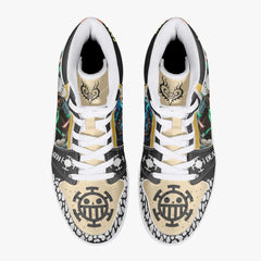 Trafalgar D. Law Dressrosa One Piece Mid 1 Basketball Shoes
