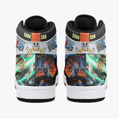 Trafalgar D. Law Dressrosa One Piece Mid 1 Basketball Shoes