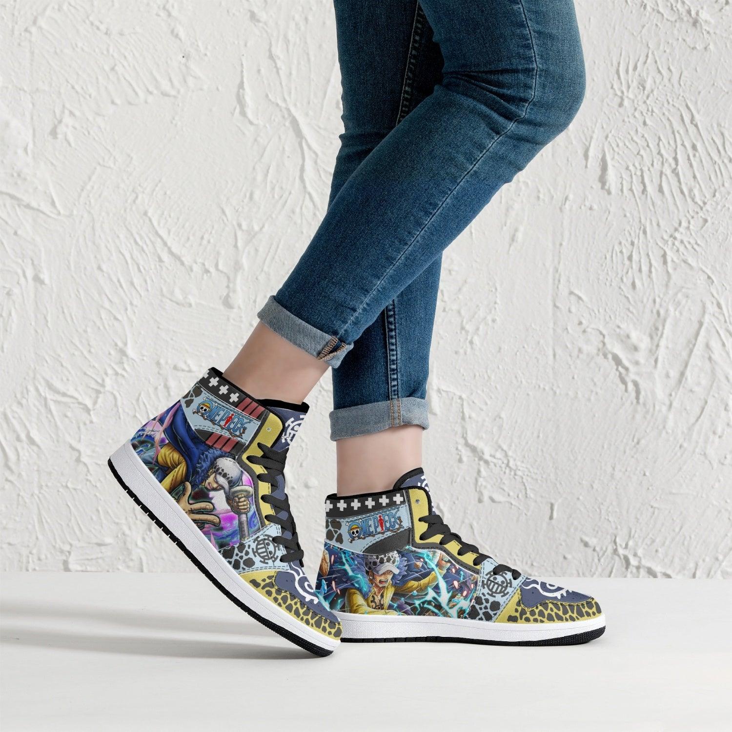 Trafalgar D. Law Onigashima One Piece Mid 1 Basketball Shoes
