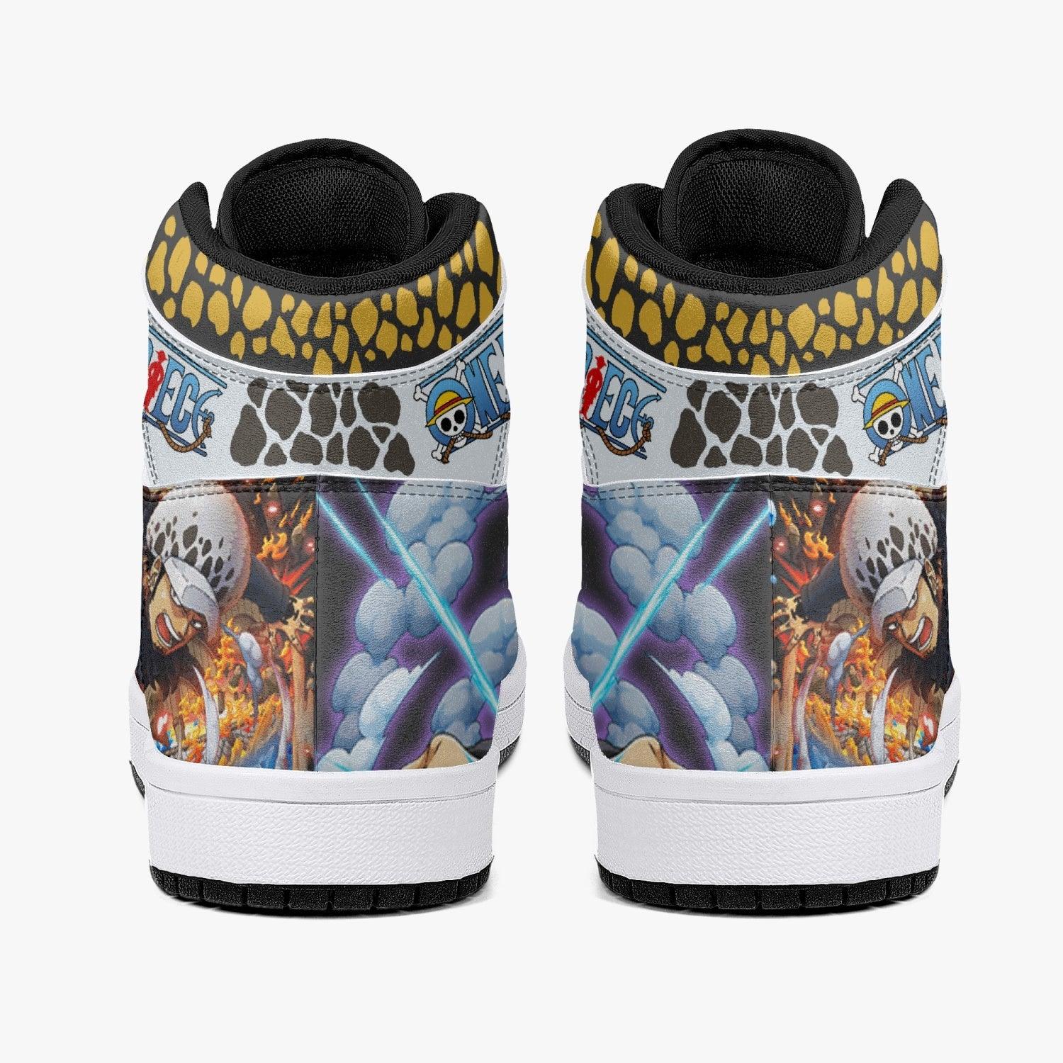 Trafalgar D. Law Timeskip One Piece Mid 1 Basketball Shoes