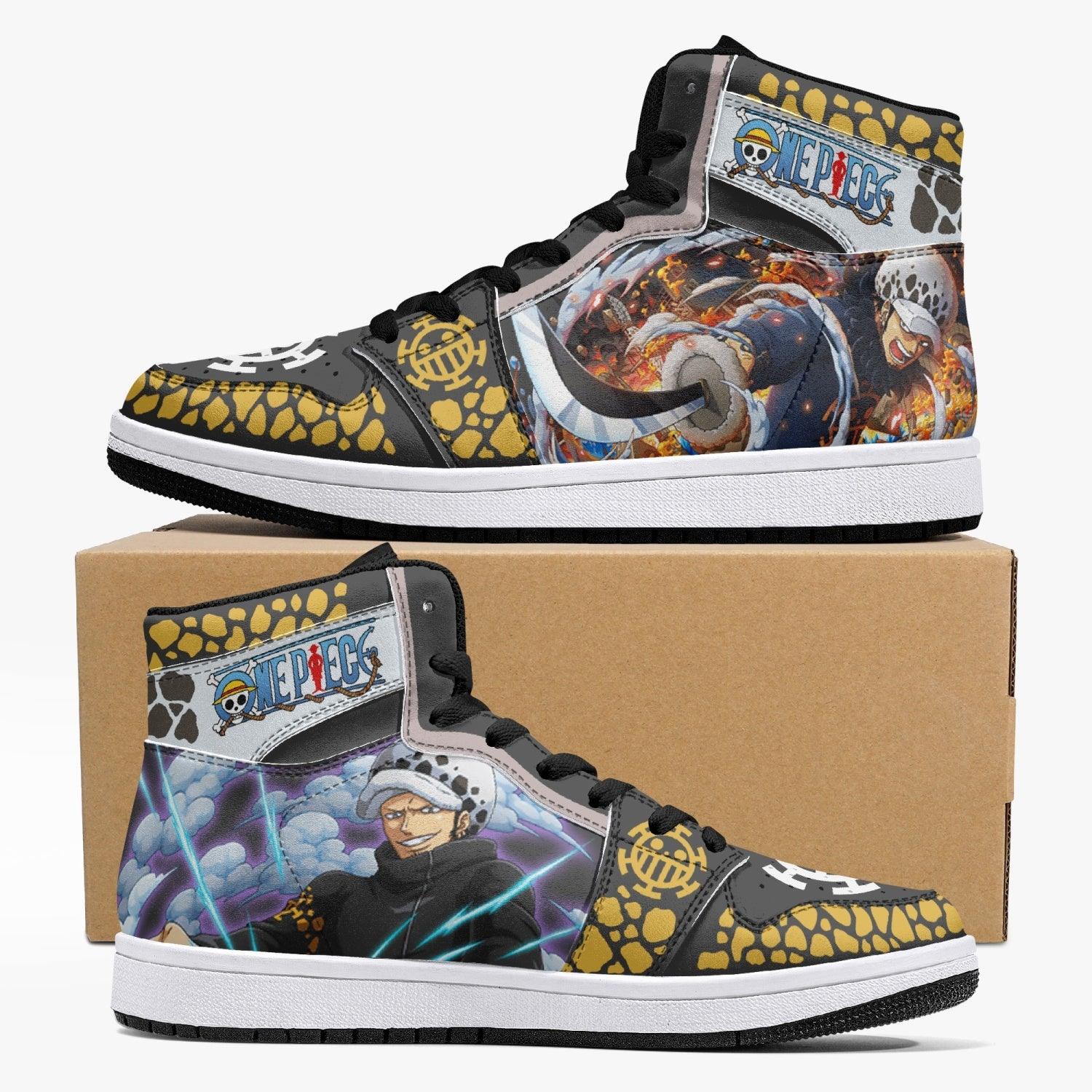 Trafalgar D. Law Timeskip One Piece Mid 1 Basketball Shoes