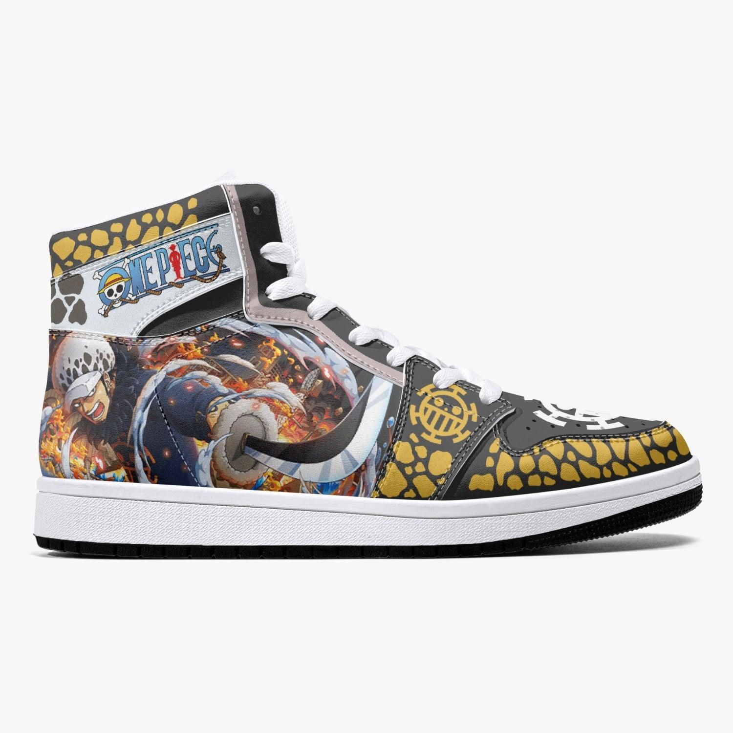 Trafalgar D. Law Timeskip One Piece Mid 1 Basketball Shoes