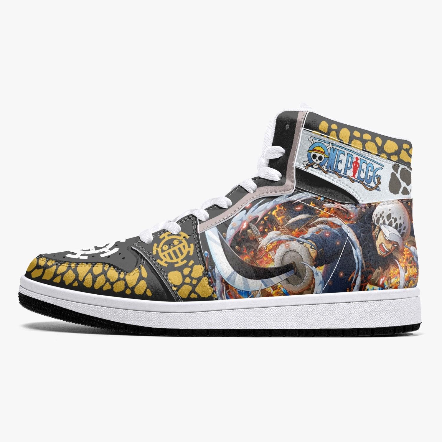 Trafalgar D. Law Timeskip One Piece Mid 1 Basketball Shoes