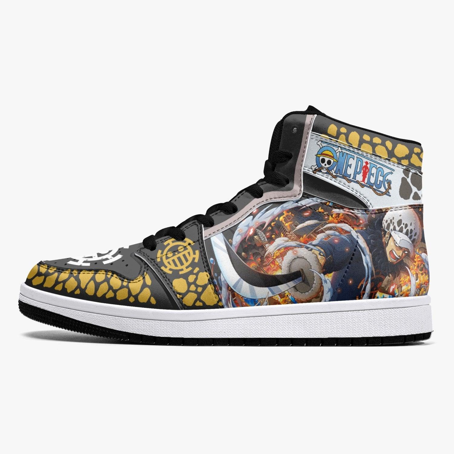 Trafalgar D. Law Timeskip One Piece Mid 1 Basketball Shoes