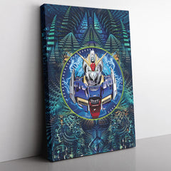 Trippy Abstract Gundam Canvas Print Wall Art - Nysekai