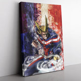 Trippy All Might My Hero Academia Canvas Print Wall Art - Nysekai
