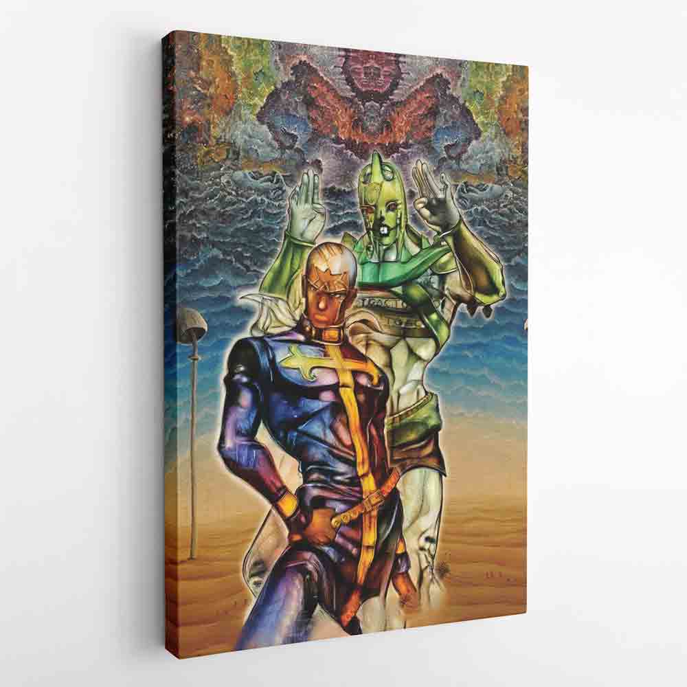 Trippy Enrico Pucci C-Moon Jojo's Bizarre Adventure Canvas Print Wall Art - Nysekai