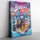 Trippy Golden Wind Squad Jojo's Bizarre Adventure Canvas Print Wall Art - Nysekai