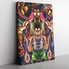Trippy Gon Freecss Hunter X Hunter Canvas Print Wall Art - Nysekai