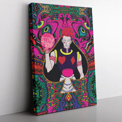 Trippy Mystic Faces Hisoka Hunter X Hunter Canvas Print Wall Art - Nysekai