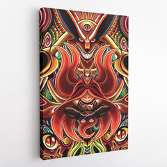 Trippy Naruto Baryon Mode Boruto Vertical Canvas Print Wall Art - Nysekai