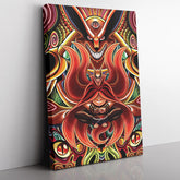 Trippy Naruto Baryon Mode Boruto Vertical Canvas Print Wall Art - Nysekai