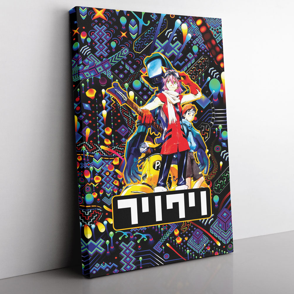 Trippy Vibing FLCL Canvas Print Wall Art - Nysekai