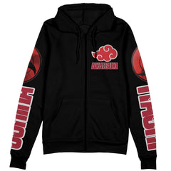 Uchiha Itachi Naruto Streetwear Zip Hoodie Jacket