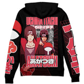Uchiha Itachi V3 Shippuden Streetwear Zip Hoodie Jacket