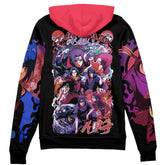 Uchiha Itachi V4 Shippuden Streetwear Zip Hoodie Jacket